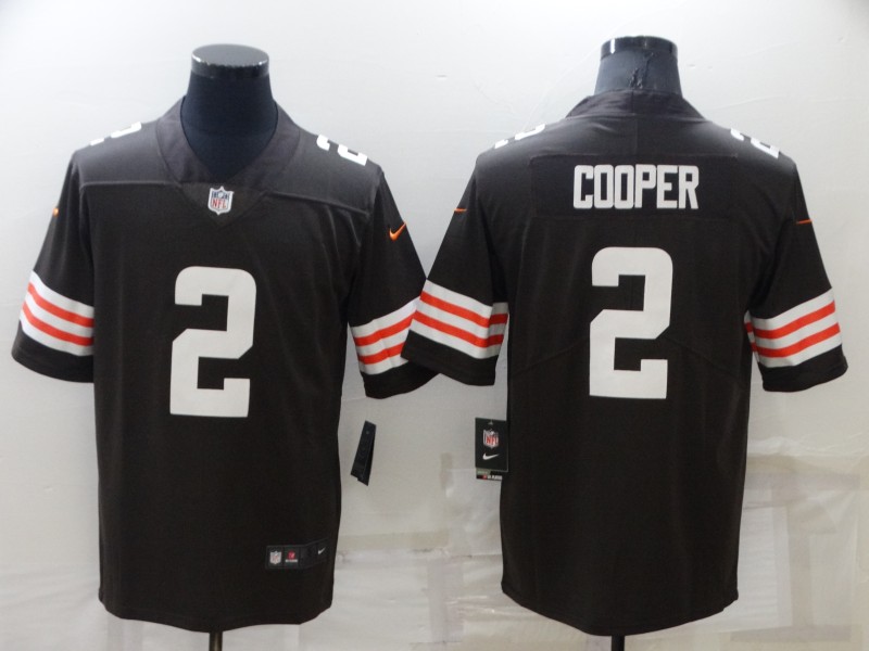 Men Cleveland Browns #2 Cooper Brown Nike Vapor Untouchable Limited 2022 NFL Jersey->customized nfl jersey->Custom Jersey